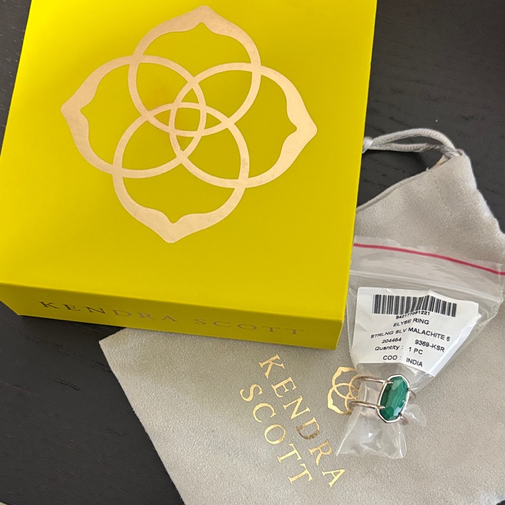Kendra Scott Emerald Green Ring